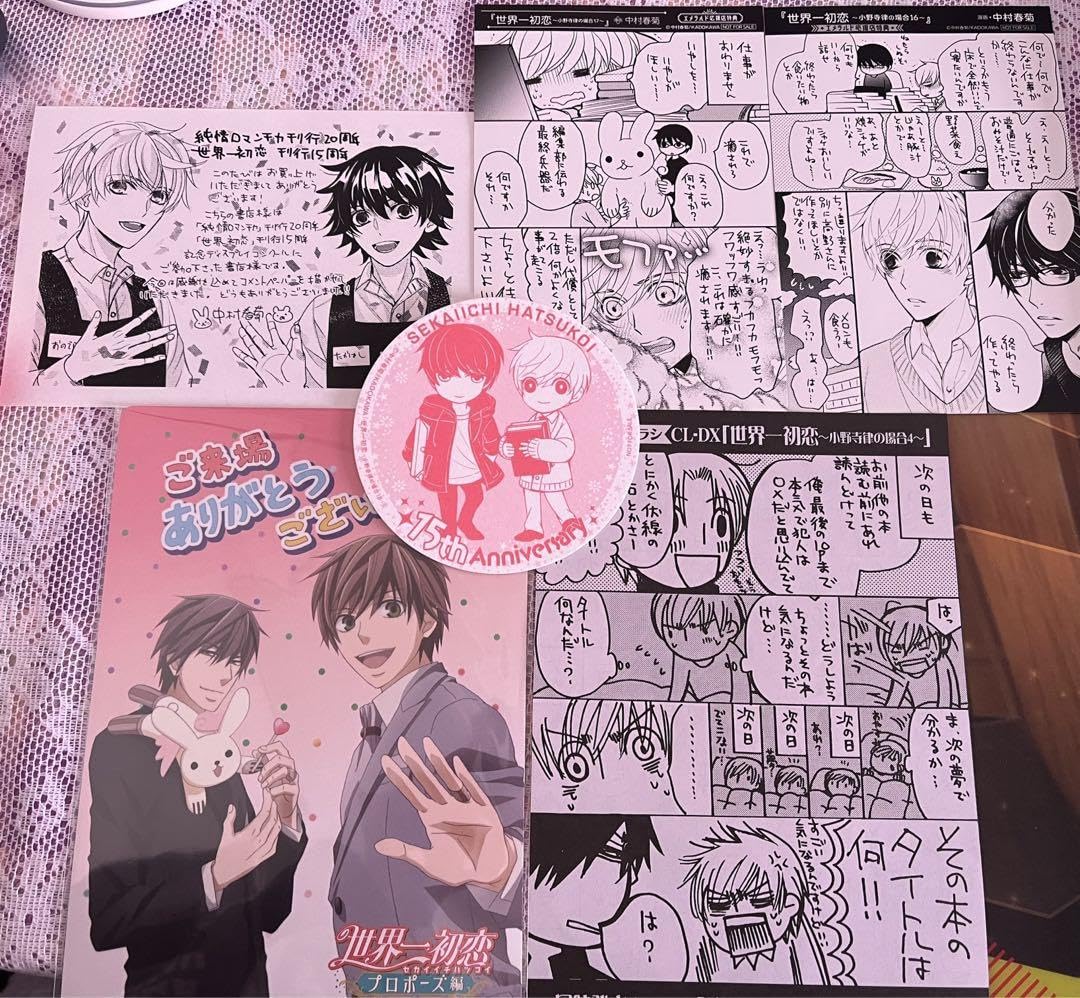 Amazon.co.jp: 世界一初恋 中村春菊 純情ロマンチカ 特典 6点